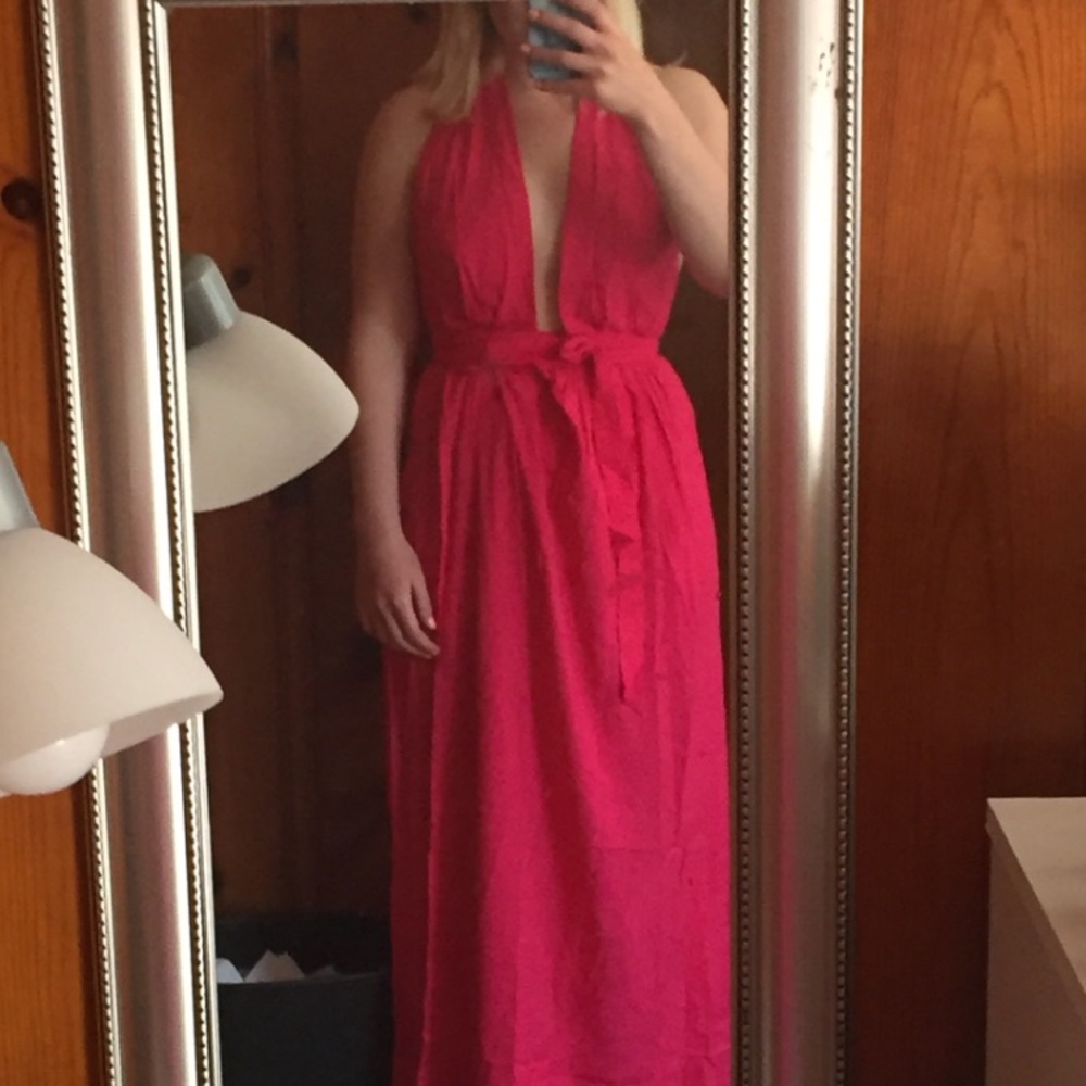Lulu’s wrap maxi dress